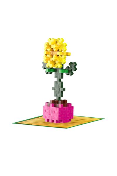 Plus Plus Plus-Plus construction set, PLANTS - Sunflower