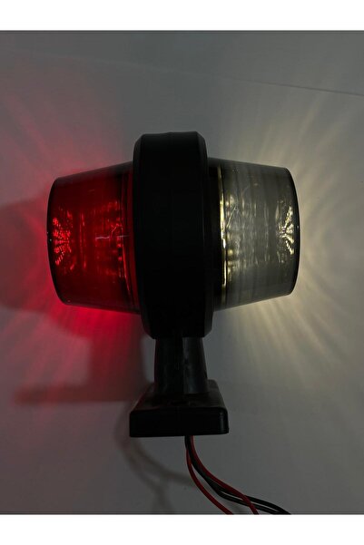 BARLAS OTO LED MAXİ HORPOL MODELİ FÜME SİYAH TAKOZ LAMBA [KIRMIZI-BEYAZ] [2ADET]