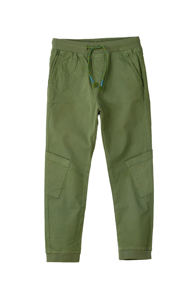 Basicxx بنطال رياضي من القطن المنسوج للأولاد