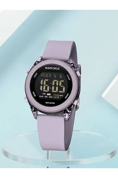 Naviforce NF 7108 Women's Digital Watch – Stylish, 5ATM Waterproof, 1-Year Warranty
