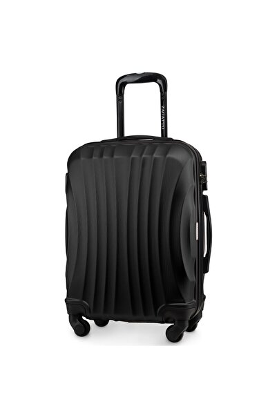 zagatto Troler Cabina, Negru, 55x40x20cm, troller, Bagaj de mana, Valiza Cabina, 4 Roti, Cifru, ABS, ZG505C