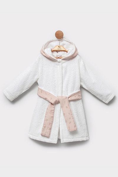 Cassiope Hooded Bath Set, Shampoo Gift, 4 Piece Gift Boxed Baby Girl Bathrobe Set