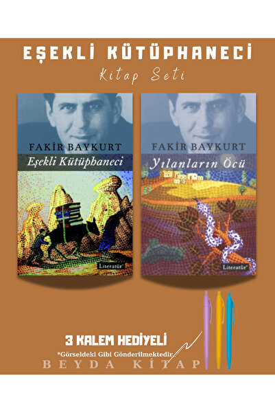 İletişim Yayınları Eşekli Kütüphaneci - Yılanların Öcü - Kitap Seti - Kalem H...