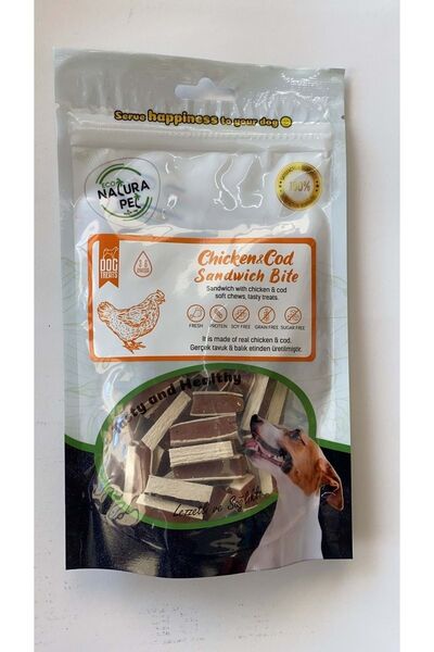 Natura Pet Eco Natura Pet Chicken&cod Sandwich Tavuklu Sandiviç 100 gr