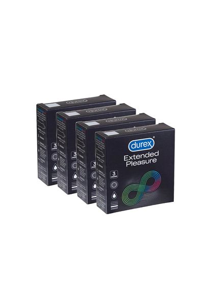 Durex Set 4 X Preservativ Plăcere Extinsă 3/set