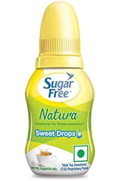 SUGARFREE قطرات طبيعية خالية من السكر، ١٠ مل | المُحلي رقم ١ في الهند | آمن ١٠٠٪ | مُثبت علميًا ومُختبر