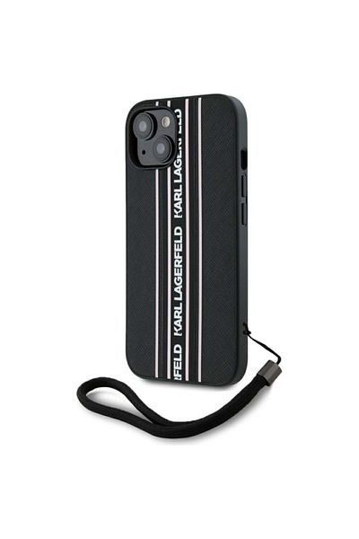 Karl Lagerfeld Case for IPhone 15, Karl Lagerfeld, Saffiano Athleisure, Green