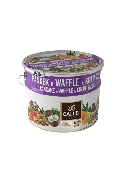Callei Chocolate Beyaz Ekstra Waffle & Krep Sosu 10 Kg