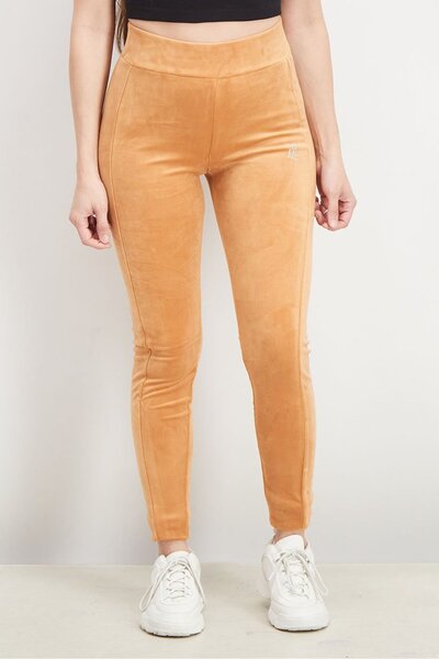 Juicy Couture Women Pull On Textured Pants, Brown