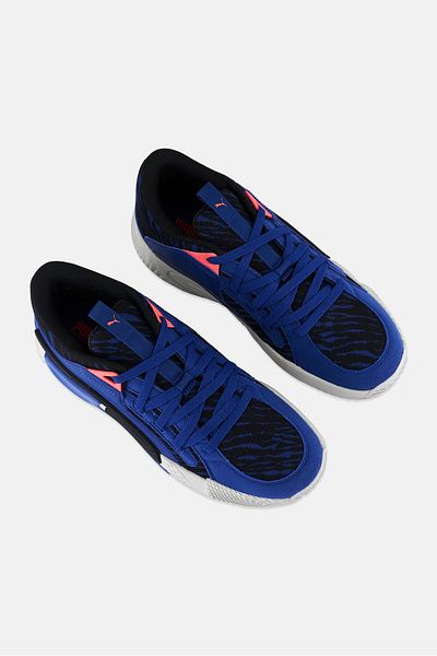 Puma حذاء كرة السلة كورت رايدر كلايدس كلوزيت برباط للرجال، أزرق