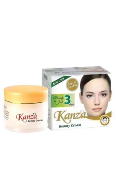 Kanza كنزه كريم الجمال 3 في 1 لتبيض الوجه وإزالة الهالات والتخلص من حب الشباب