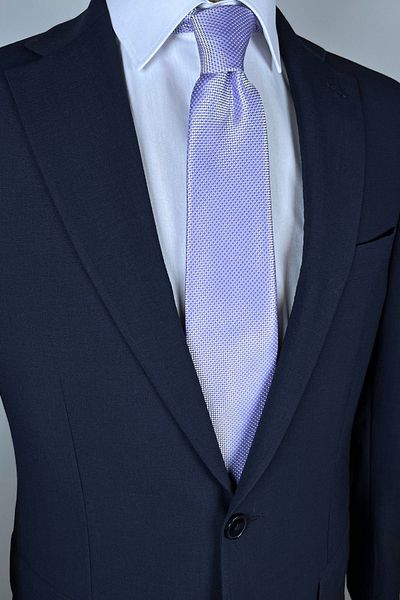 1001 Kravat Lilac Classic Tie - Solid Color