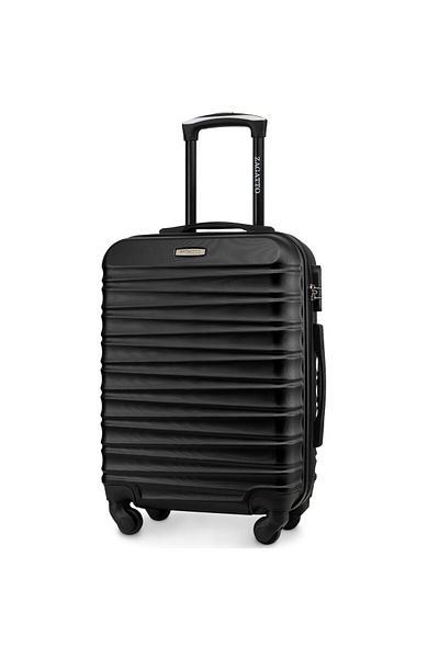 zagatto ® Troler de cabină Zg501 S, 35l, 55x40x20 cm, negru, 4 roți la 360°, Ryanair/Wizz Air