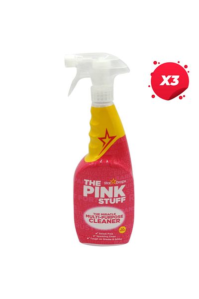 ThePink X3 - The Pink Stuff Cleaning Spray 750ml Multi-surface