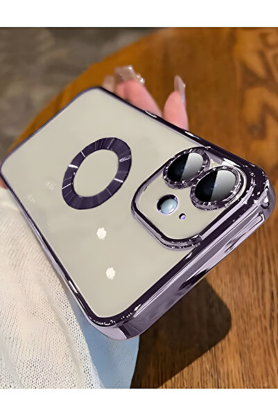 Ceponya حافظة آيفون 11 بزوايا ملونة وشفافة لحماية الكاميرا من السيليكون الفاخ...