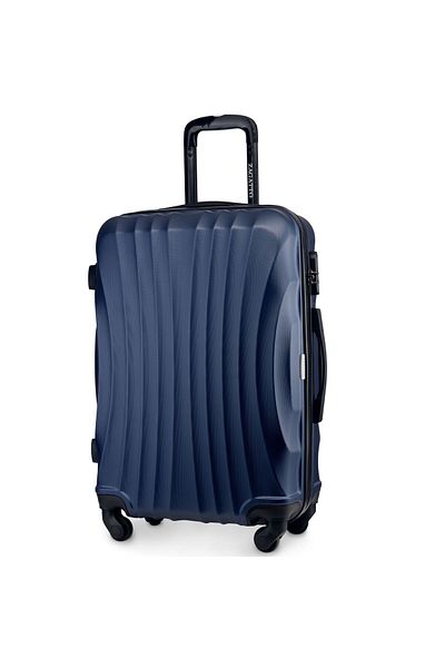 zagatto Cărucior ® Zg505 Abs M, 60l, 65x42x26 cm, albastru intens, 4 roți rotative la 360°, mâner telescopic