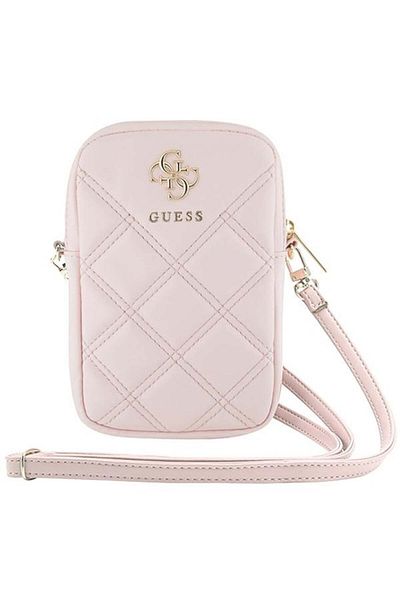 Guess Bag, Eco-leather, Zip Quilted 4g, Pink