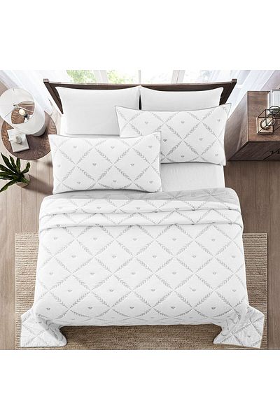 Orange Bed & Bath Honey Bee | Bed Cover 100% Cotton King Size 3 Pieces