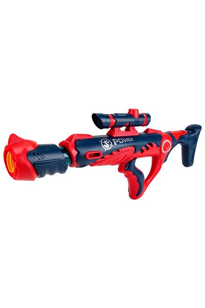 ACTION ONE Pusca Action One Air Blasters cu luneta, 12 mingi de burete EVA si tinta, 52x30x47 cm