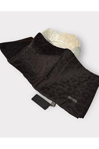 Invee İnvee Leopar Şal Siyah Altın