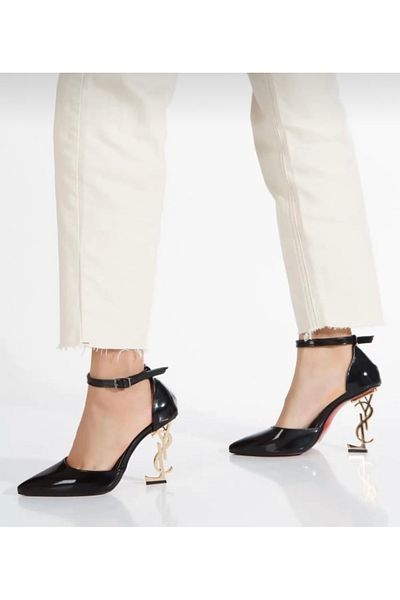 Brs Red Sole Gold Heel Stiletto