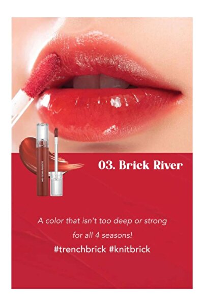 Romand Glossy Water Tint by - 03 | Brick River