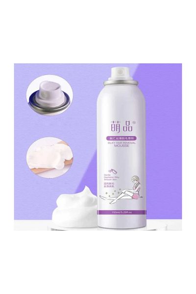 MACON Silky Hair Removal Foam – 150ml Spray for Smooth Skin on Body & Underarms