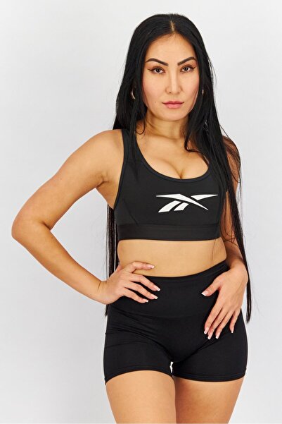 Reebok Women Padded Hero Racer Sports Bra, Black