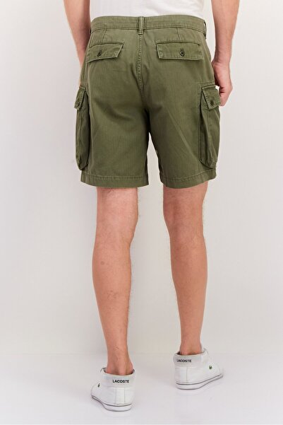 GAP Men Solid Cargo Shorts, Olive