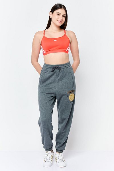 adidas Women Padded Sports Bra, Orange
