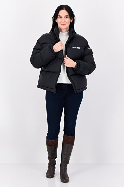 Napapijri Women Quilted Puffer Jacket, Black