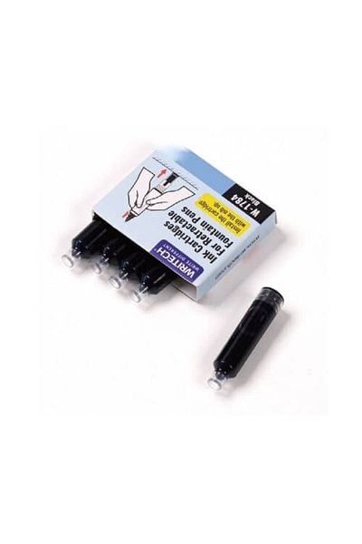Writech Set Of 5 Retractable Pen Ink Cartridges Blue