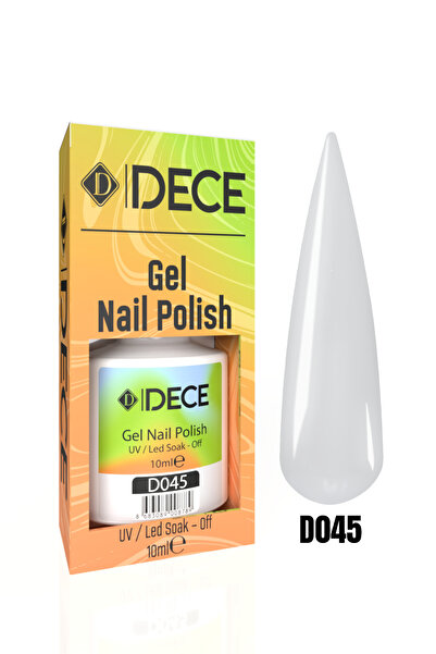 d dece Kalıcı Oje Uv Led D045 (RAKI BEYAZI) 10ml
