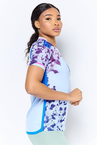 adidas Women Regular Fit Short Sleeve Spain Football Team Jersey, Multicolor