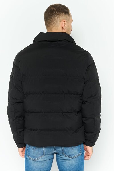 Michael Kors Men Brand Logo Puffer Jacket, Black