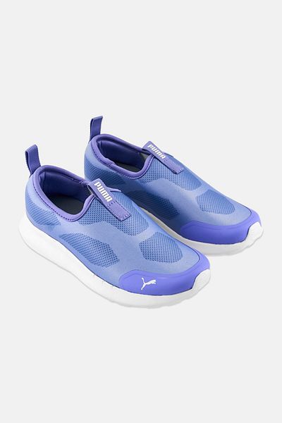 Puma Women Brand Logo Slip On Training Shoes, Lavender
