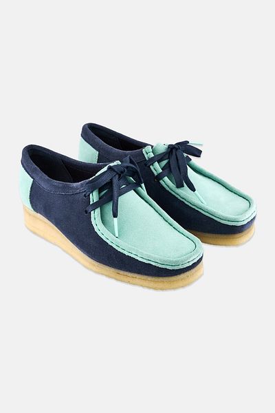CLARKS Women Standard Wallabee Lace Up Casual Shoes, Multicolor