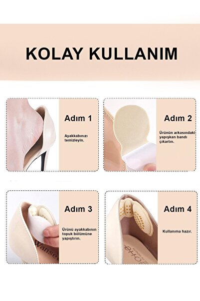 COZY SENSE Ayakkabı Vurma Önleyici Sünger 1 Çift Topuk Arkası Vurma Engelleyici Yumuşak Pamuk Ped Ayak Sağlığı