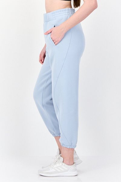 adidas Women Sportswear Fit Embroidered Logo Outdoor Sweatpants, Pale Blue