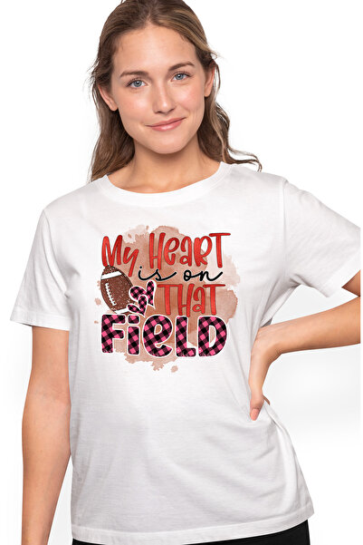 StoryGift Romania Tricou Femei cu o minge de forbal american cu mesajul "My h...