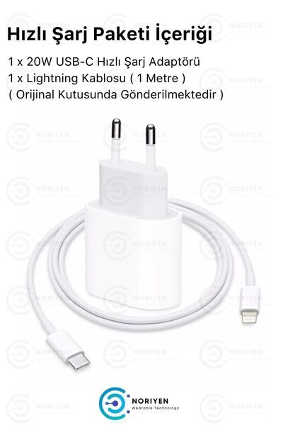 EBG Elektronik EBG iPhone Tüm Serilere Uyumlu 20w Hızlı Şarj Seti ve kablolu ...