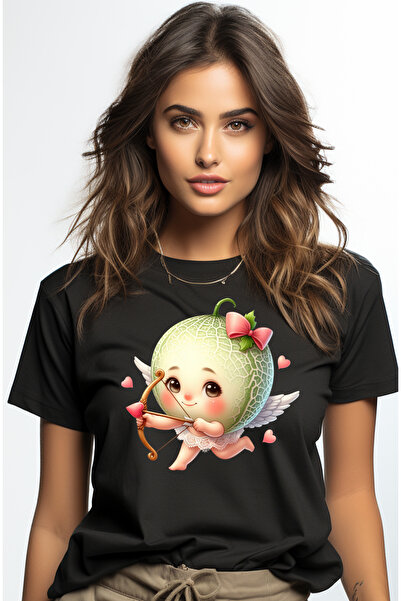 StoryGift Romania Tricou Femei cu un bebelus Cupidon care trage cu arcul, ind...