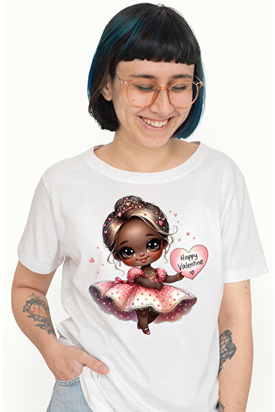 StoryGift Romania Tricou Femei cu o fetita dragalasa, ilustratie, rochita, ro...