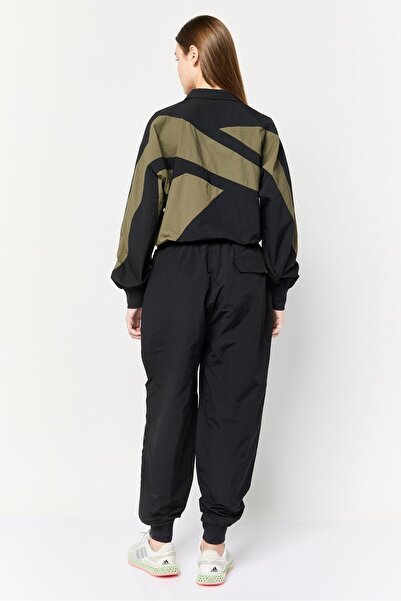 Reebok Women Sportswear Fit Long Sleeves Outdoor Jumpsuit, Black