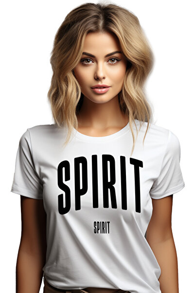 StoryGift Romania Tricou Femei Cuvantul Spirit, Motivational, Self Help, Inte...