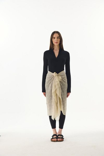 Luminos Butik Elegant Solid Color Beach Pareo