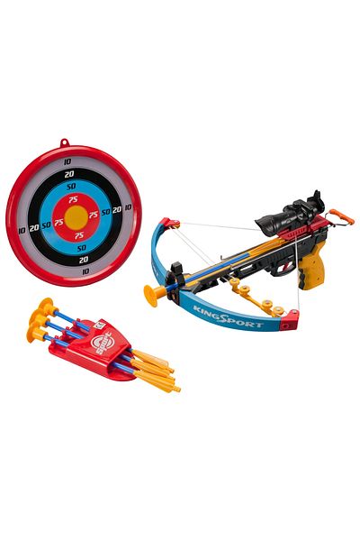 ACTION ONE Arbaleta de jucarie, cu ventuze si infrarosu 36x30cm