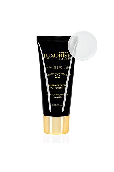 LUXORISE Polygel REVOMAX GEL Ice Clear, 30ml
