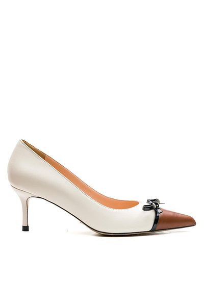 Sofia Baldi Aranco beige genuine leather women's stiletto & evening dress