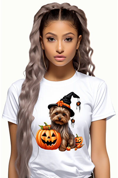 StoryGift Romania Tricou Femei cu un catel de talie mica, blanos, ilustratie,...